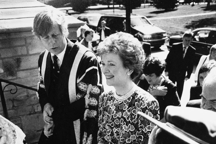 Mary Robinson at her convocation ceremony