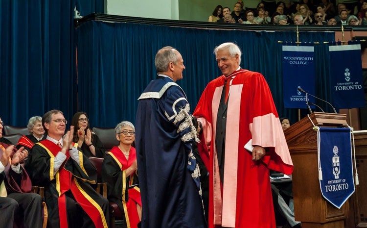 photo of President Gertler and Bartleman