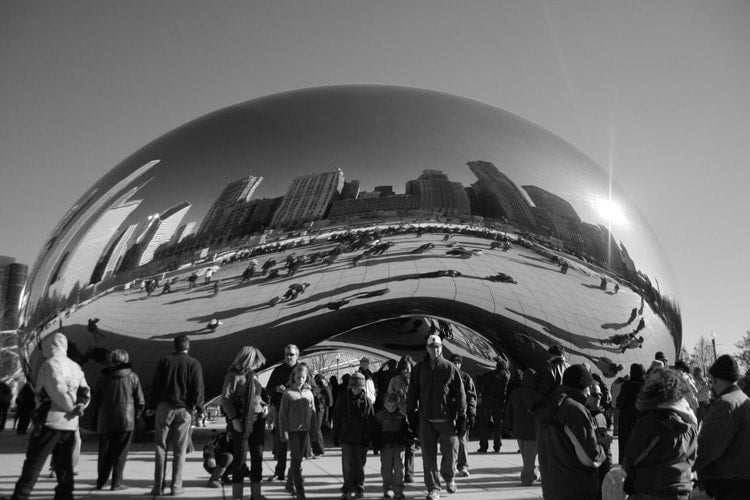 photo of bean sculpture