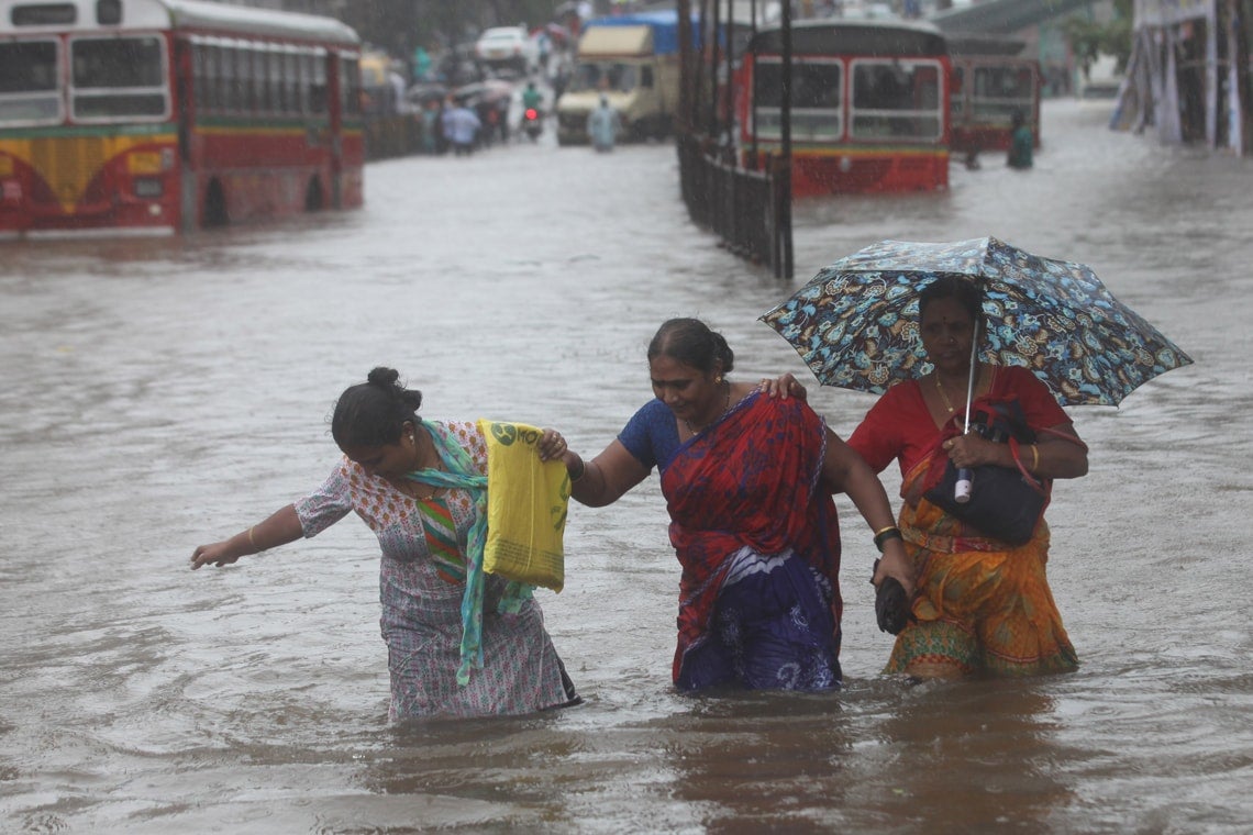 Photo of flooding in India