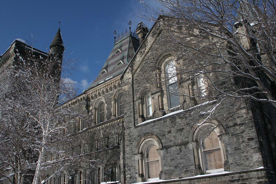 Photo of University College in winter