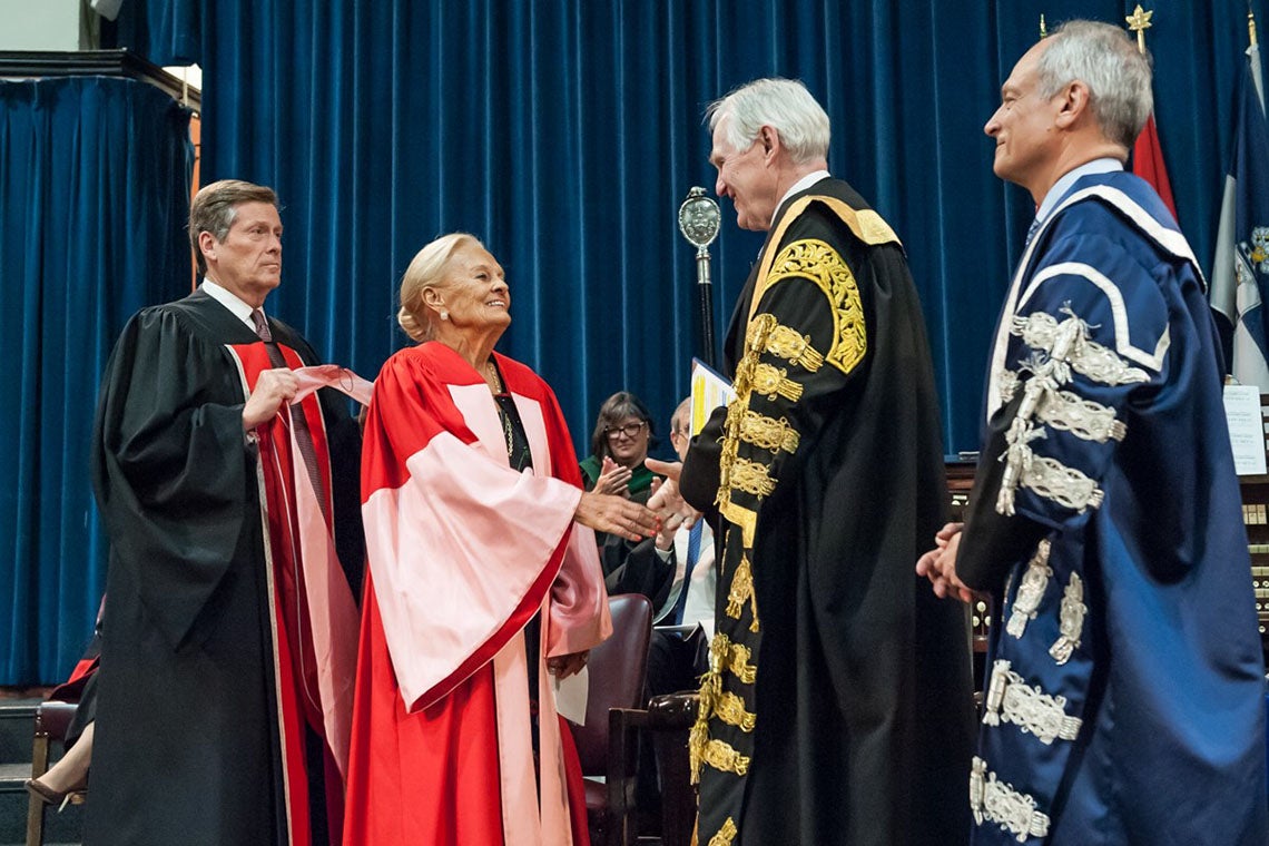 Photo of Loretta Rogers at convocation