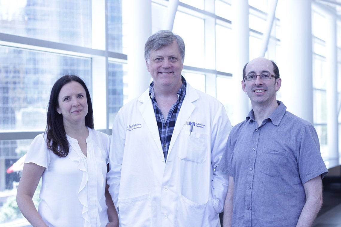 Photo of liver researchers