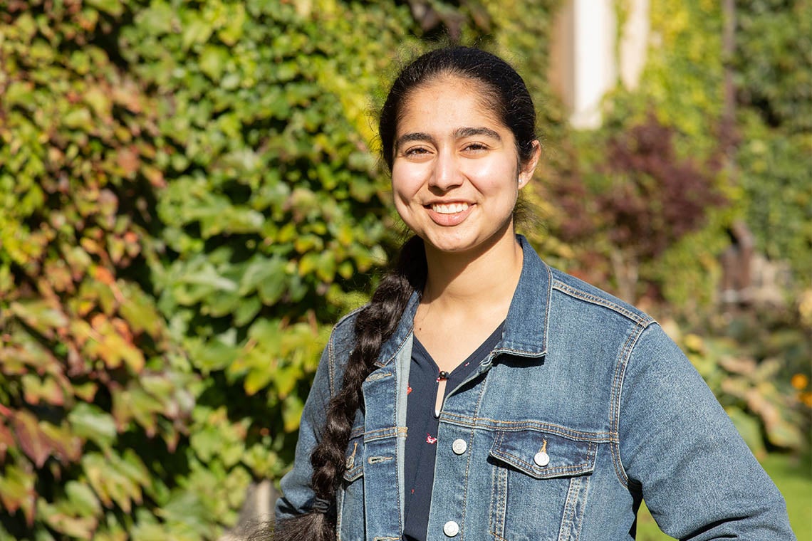 Portrait of Abnash Bassi taken outside University College