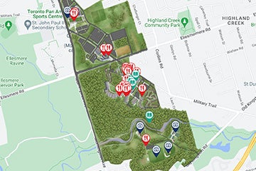 U of T Scarborough map