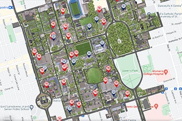 U of T St. George map