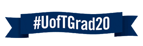 #UofTGrad20 banner gif