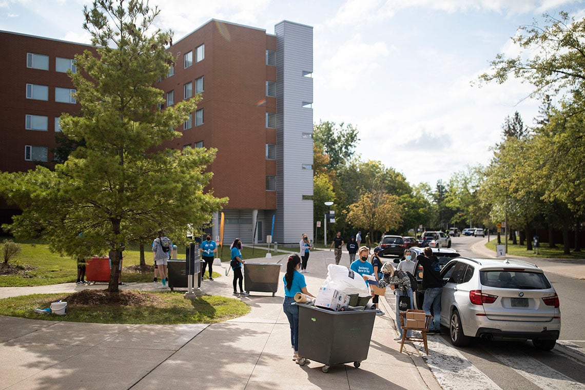 Move-in day at UTM