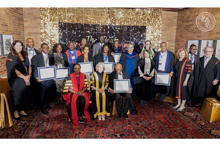 The recipients of the African Scholars Awards
