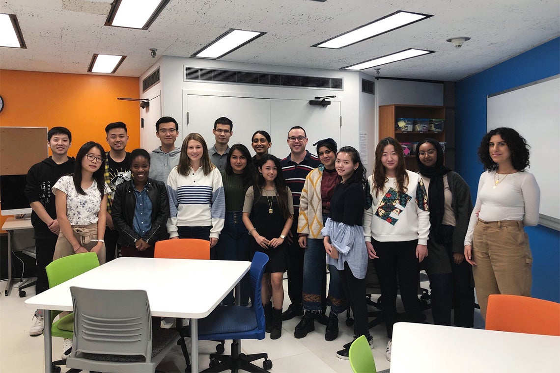 Students  of bachelor of information program in U of T