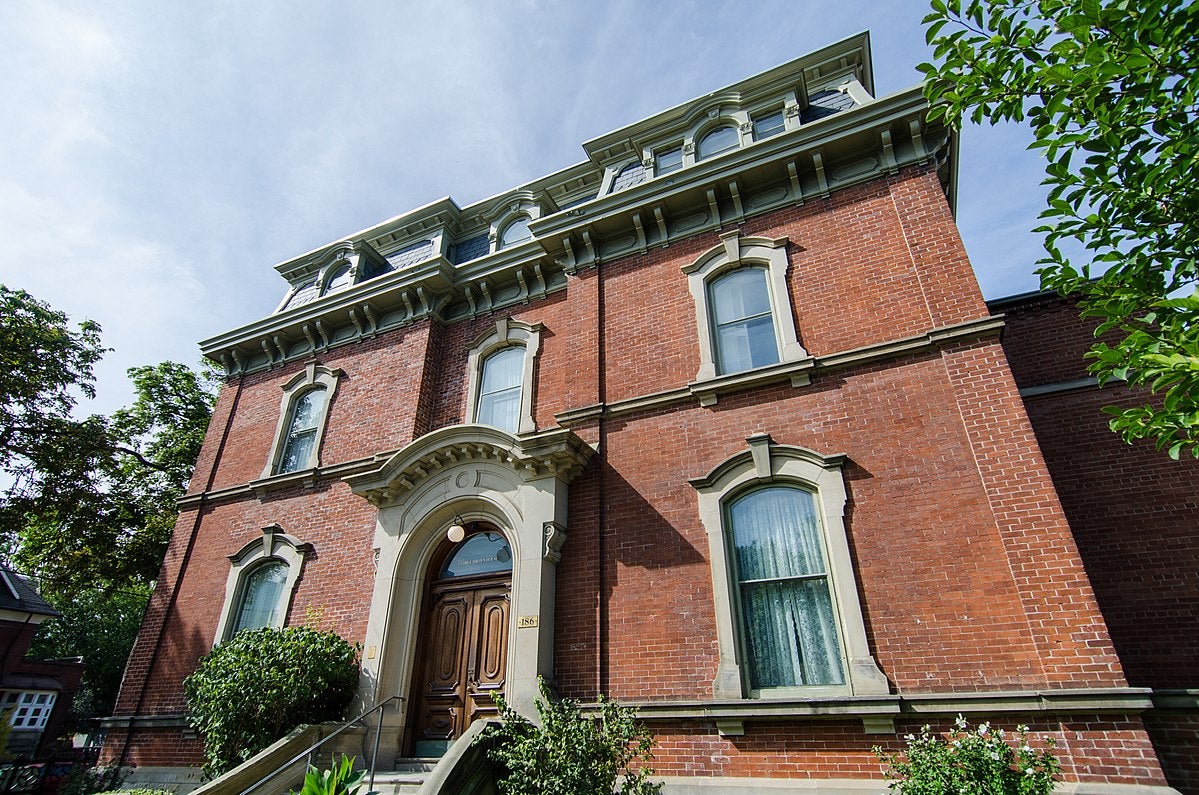 George Brown's house in the Grange neighbourhood in Toronto