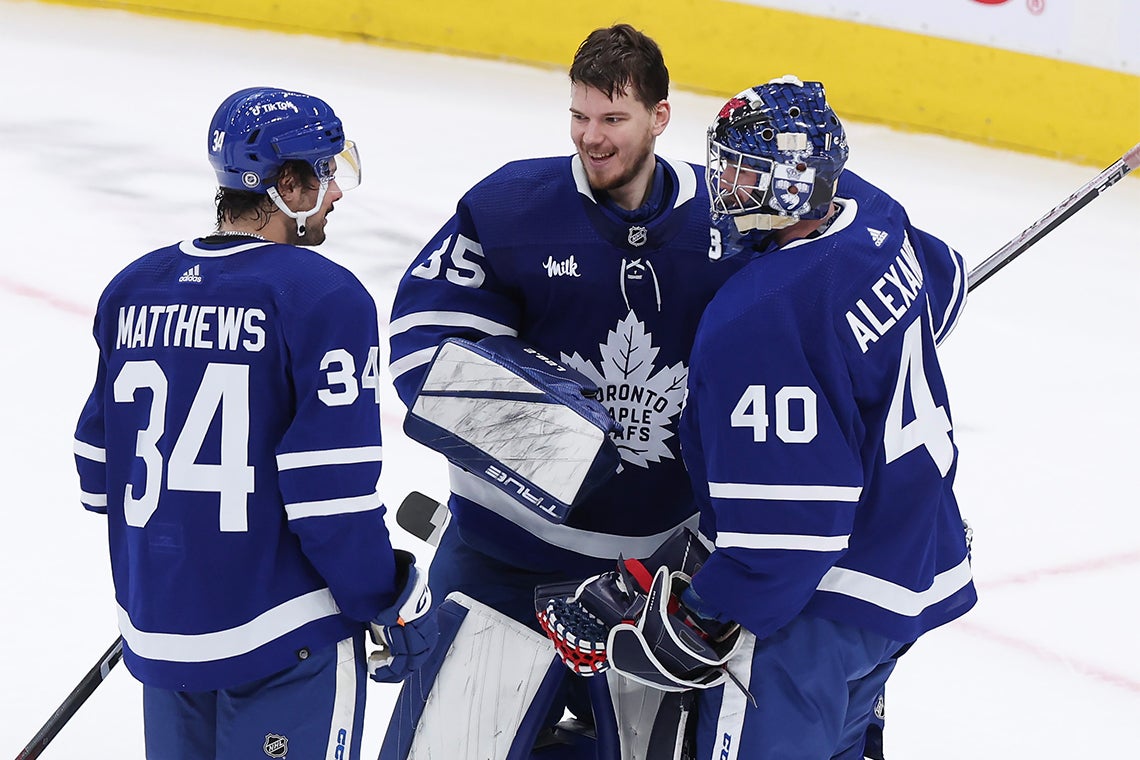 Varsity Blues goalie Jett Alexander makes his NHL debut: Toronto