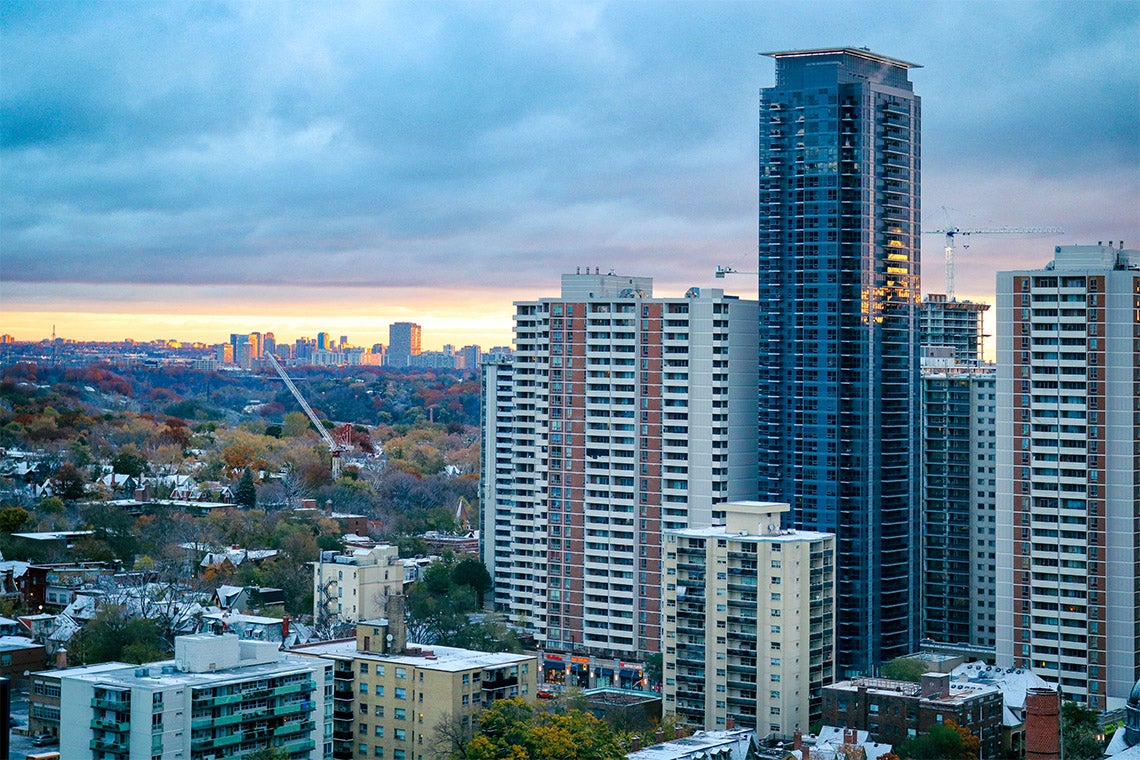 An image full of tall buildings
