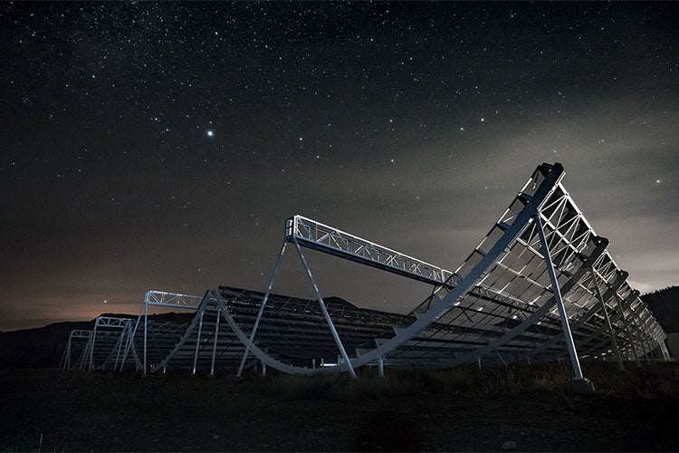 The CHIME radio telescope
