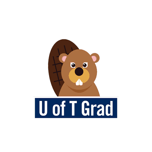 #UofTGrad beaver gif
