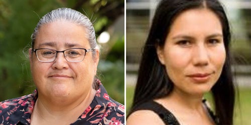 Susan Hill and Karyn Recollet