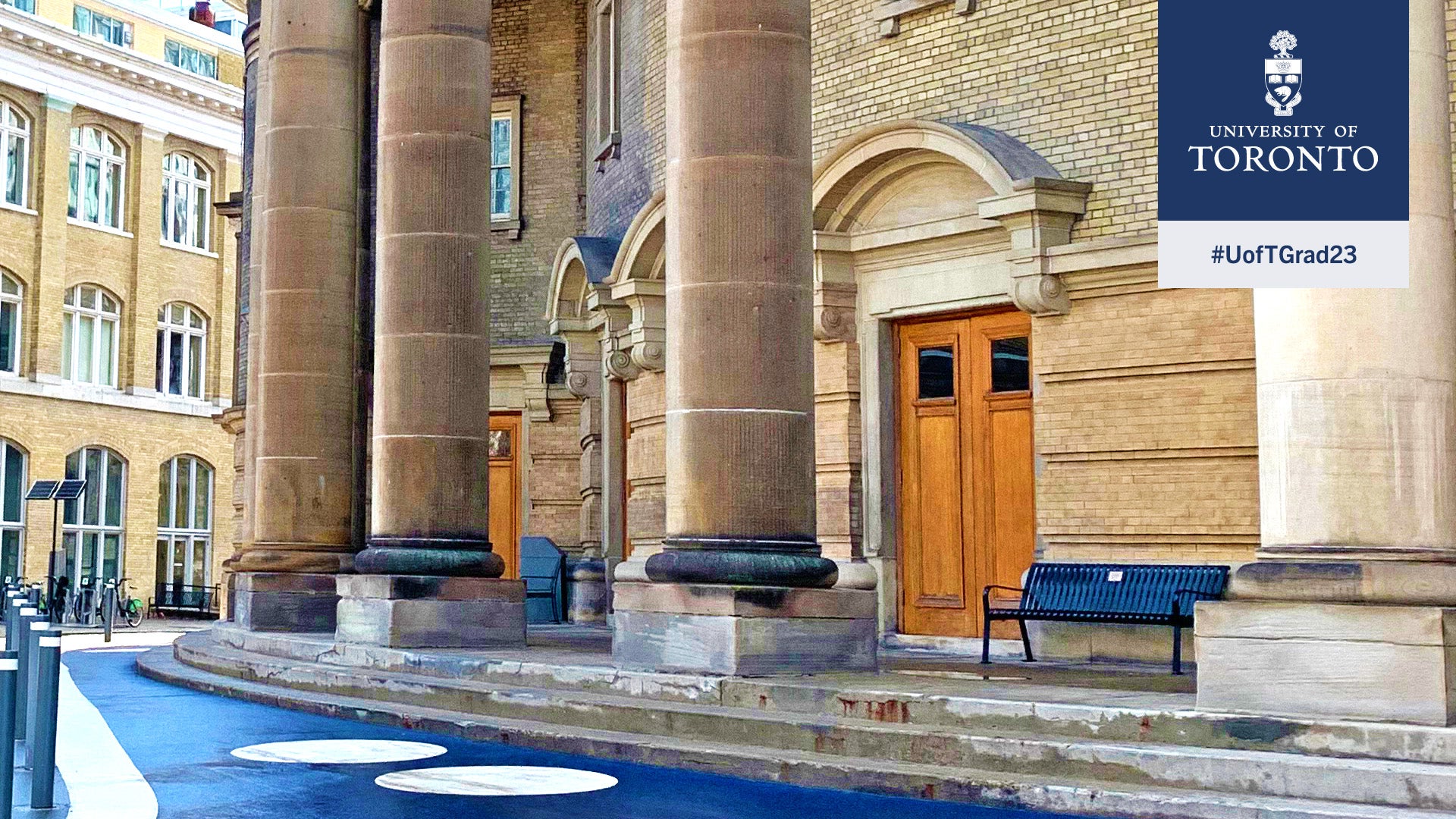 Exterior of Convocation Hall entrance