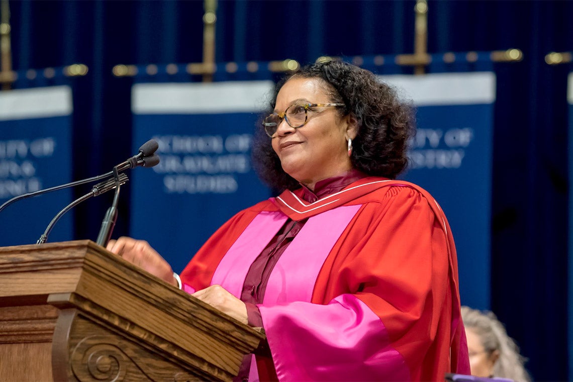 Lorna Goodison receives her honorary degree
