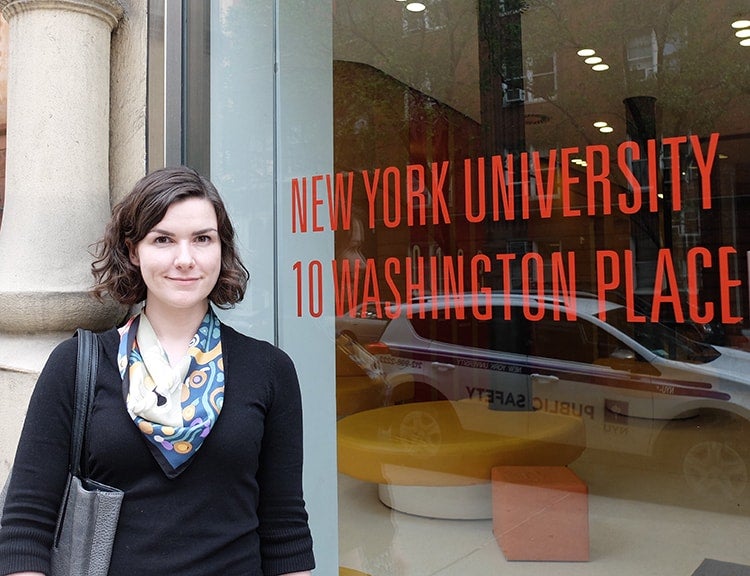 Ailis Cournane at NYU picture