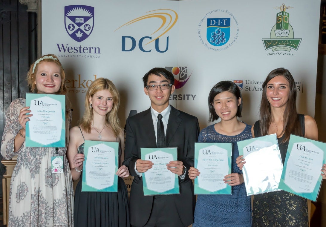Photo of Undergraduate Awards recipients