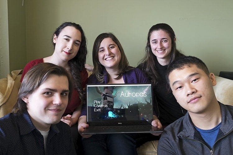 The students behind the video game Auroras