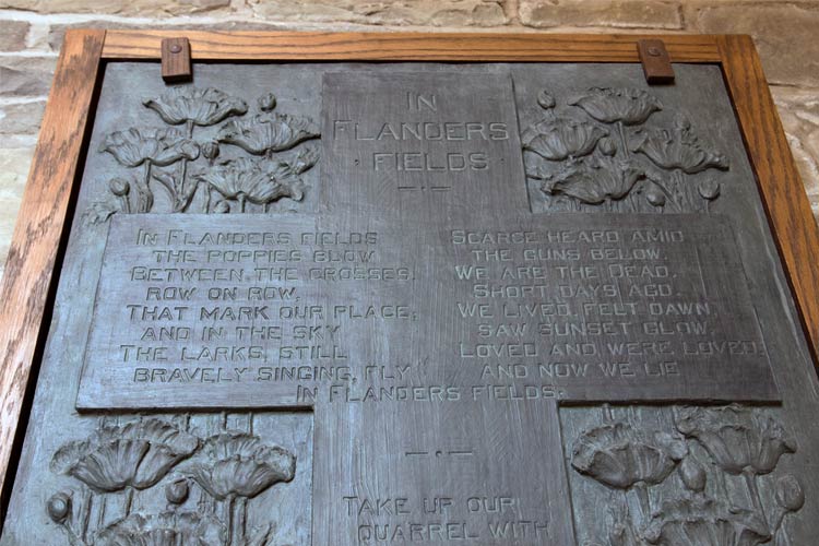 Flanders Fields engraving