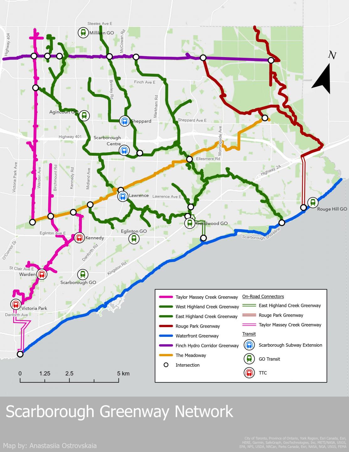 The Scarborough Greenway Network 