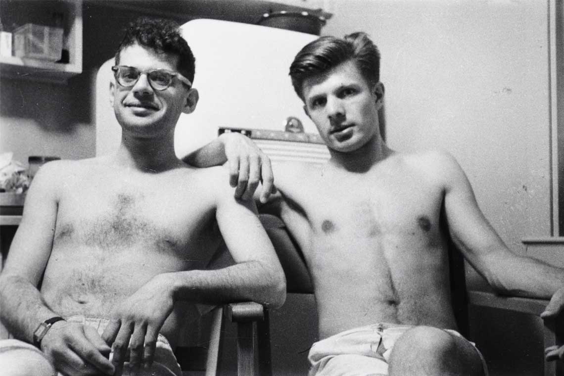 Photo of Ginsberg and Orlovsky