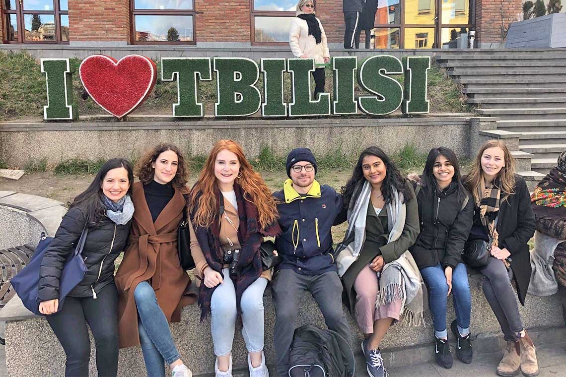 U of T students in Tbilisi