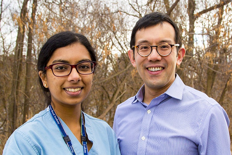 Portrait of Andrew Lim and Kirusanthy Kaneshwaran