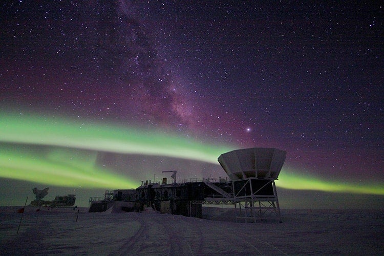 Auroras in Antarctica by Keith Vanderlinde