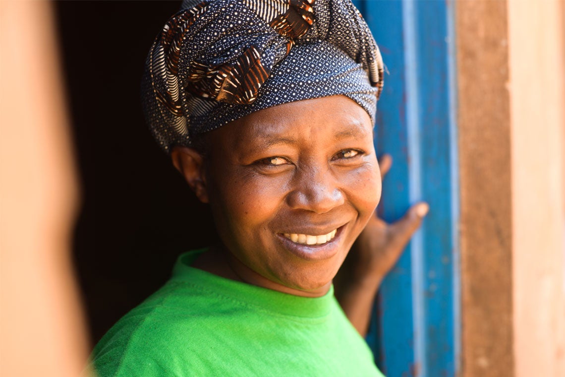 Mary Louise, a survivor of the Rwandan genocide, is pictured in 2018 (photo by Samer Muscati) 