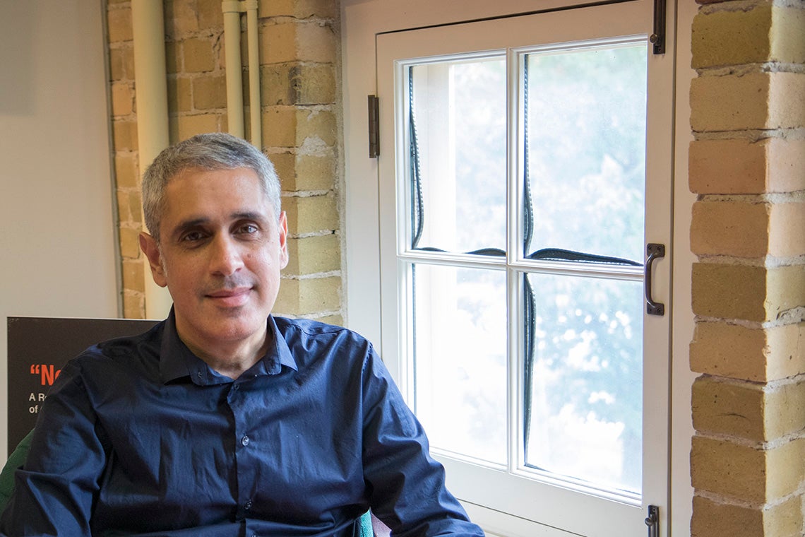 Samer Muscati at his office