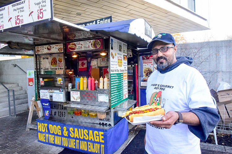 Nasir's hot dog stand