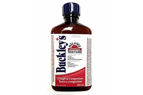 Where is Buckley's cough syrup sold?