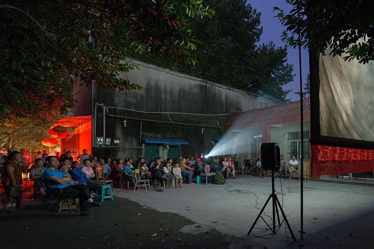 Mobile cinema in China