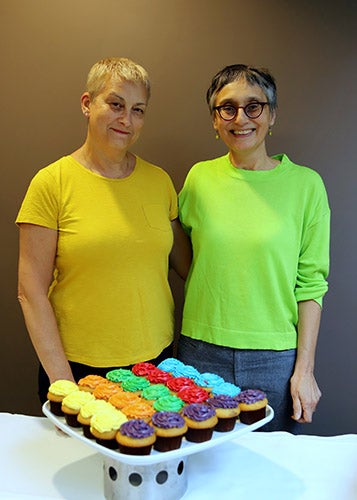 Pride cupcakes