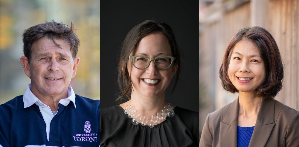 Wade Knapp, Elise Shelley and Debbie Kwan