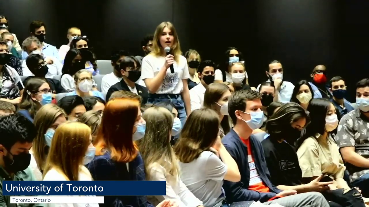 Ukraine’s President Zelenskyy speaks with Canadian college college students at U of T occasion