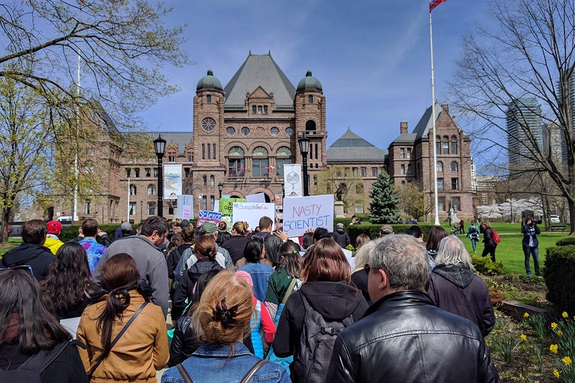 March for Science in Toronto