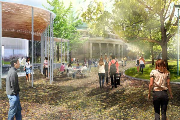 artist's rendering of downtown Toronto campus