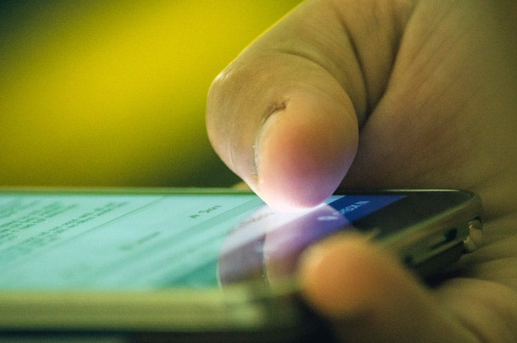 photo of smartphone