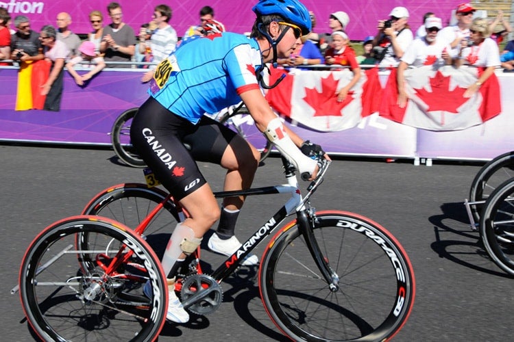 photo of Gautier competing