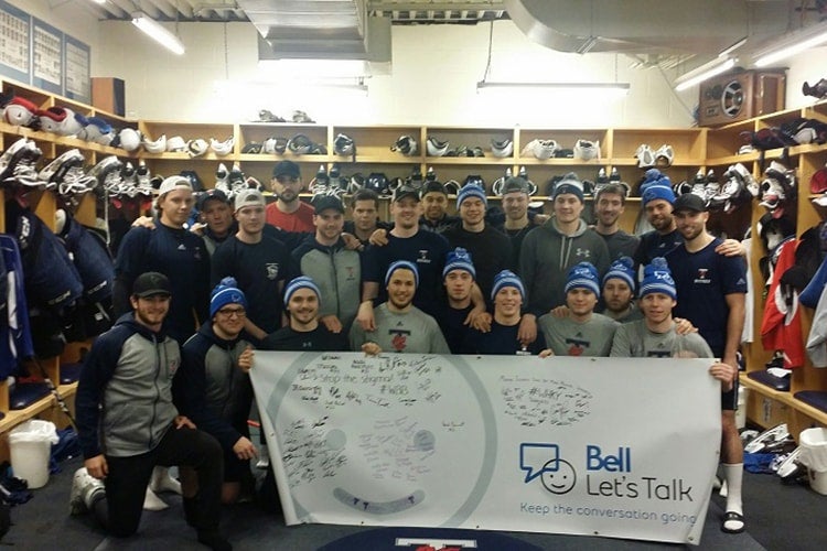 Photo of hockey team