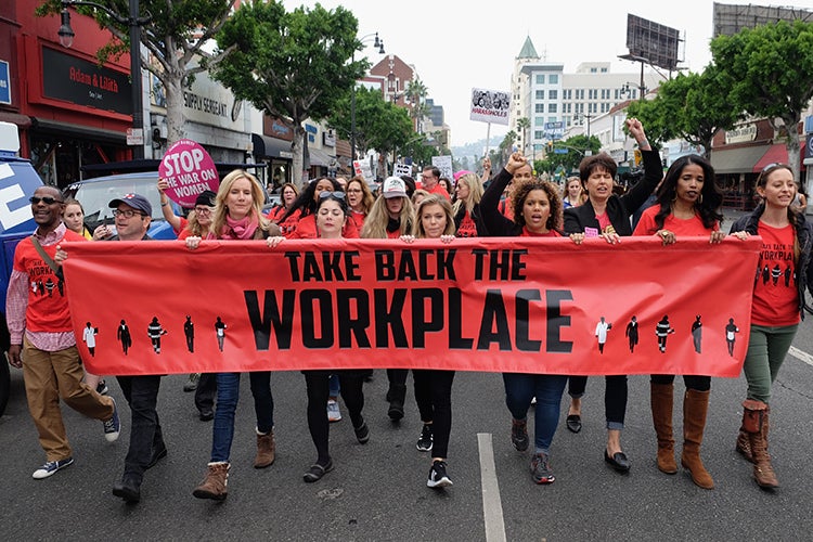 photo of #MeToo protestors