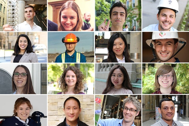 Photos of all the Engineering students mentioned in the story