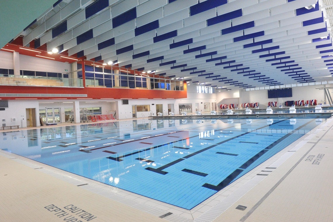 The Toronto Pan Am Centre pool