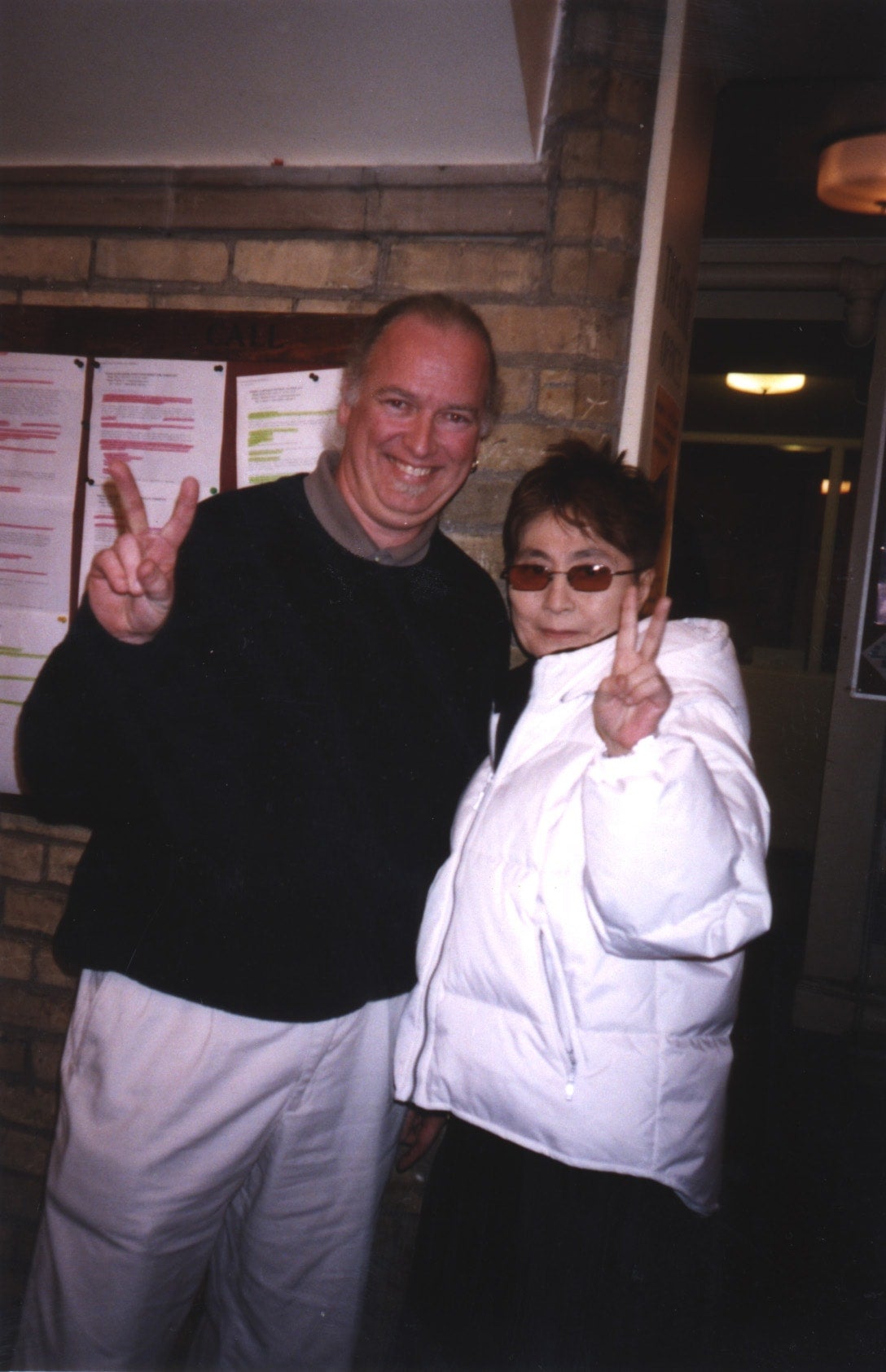 Paul Templin and Yoko Ono