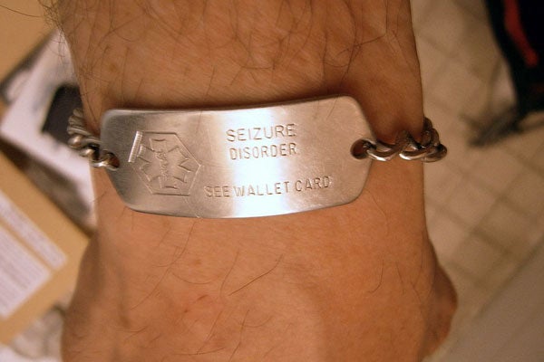 Seizure sales disorder bracelet