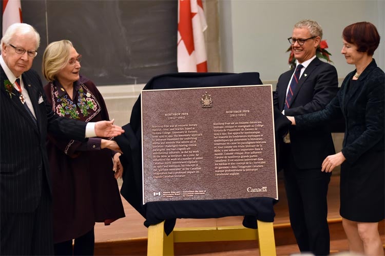 Plaque unveiling 